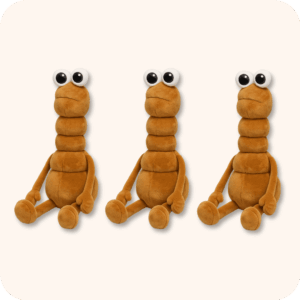 Marcus The Worm Plush 3PCS