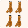 Marcus The Worm Plush 4PCS